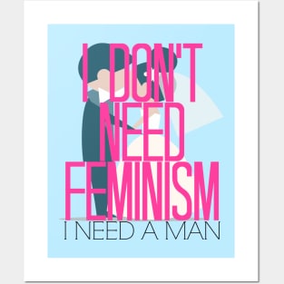 Feminism Brush-Off Posters and Art